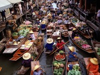 Damnoen Saduak Floating Market is Thai.